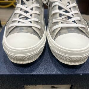 Mens authentic Dior high top sneakers